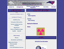Tablet Screenshot of ncradiation.net